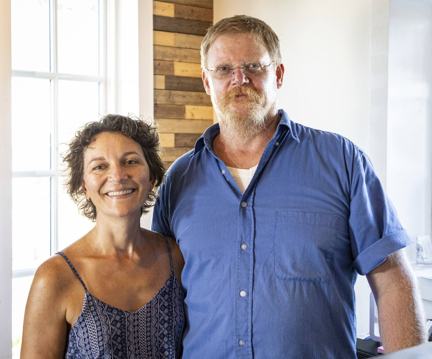 jim and sarah owners of the earth farm distillery near Kansas city