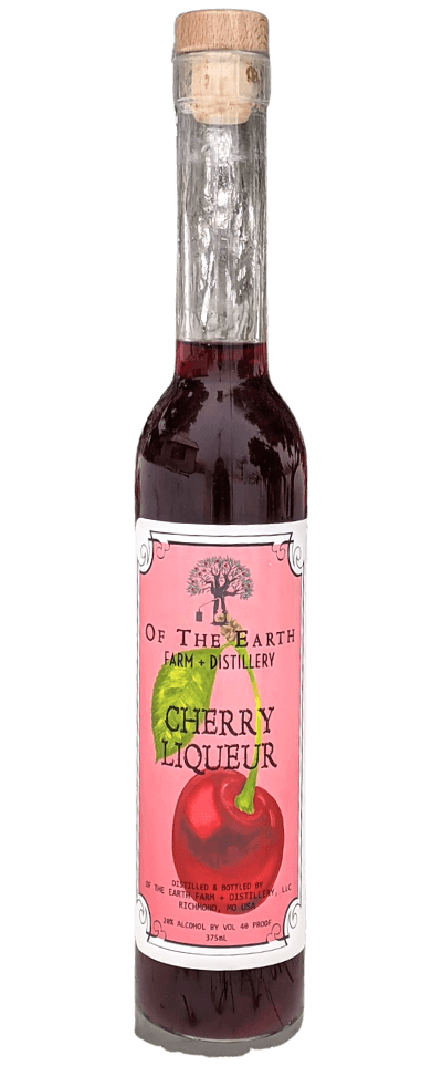 missouri made cherry liqueur of the earth farm distillery