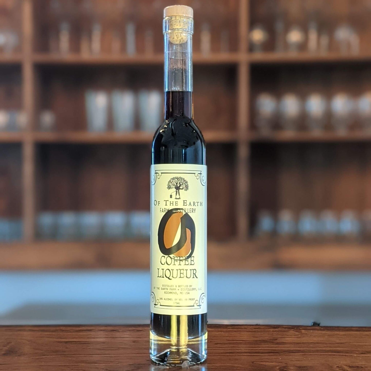 missouri made coffee liqueur of the earth farm distillery near kansas city