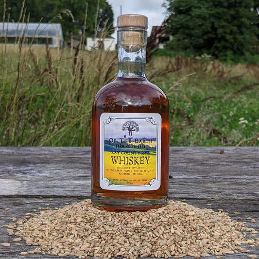 missouri made ray county rye whiskey of the earth farm distillery near kansas city